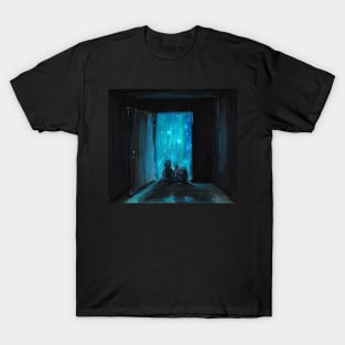 The Secret door of Maxwell Blue T-Shirt